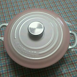 ルクルーゼ(LE CREUSET)の※ゆいぴー様売約※ル・クルーゼ パウダーピンク ココットロンド 20㎝(鍋/フライパン)