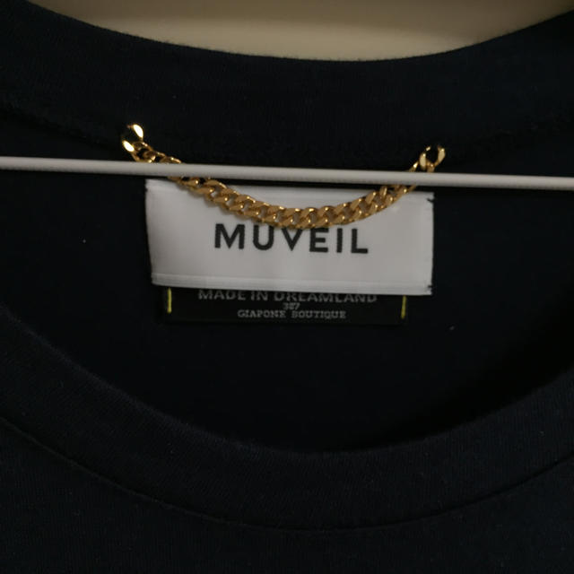 MUVEIL WORK(ミュベールワーク)のミュベールTシャツワンピース レディースのワンピース(ひざ丈ワンピース)の商品写真