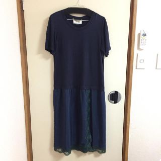 ミュベールワーク(MUVEIL WORK)のミュベールTシャツワンピース(ひざ丈ワンピース)