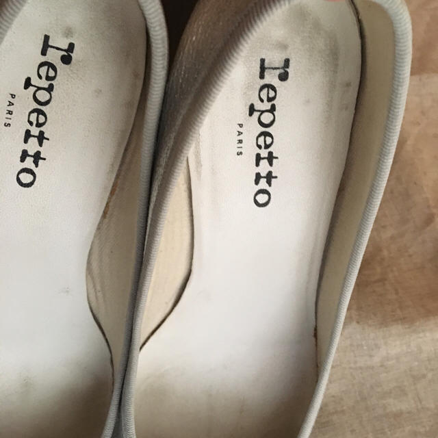 repetto(レペット)のレペット ジゼル repetto GISELE 39 シルバー 銀 レディースの靴/シューズ(バレエシューズ)の商品写真