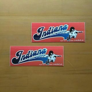 INDIANA SKATE (インディアナスケート) シートステッカー ２枚組(スケートボード)