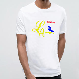 ロンハーマン(Ron Herman)のライズリヴァレンス LA サーフ Tシャツ ホワイト(Tシャツ/カットソー(半袖/袖なし))