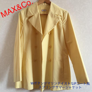 マックスアンドコー(Max & Co.)のMAX&Co.  マリンテイストなPコート風/スプリングサマージャケット(テーラードジャケット)