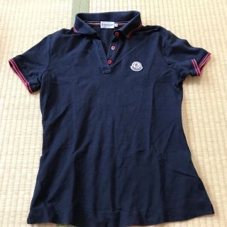 モンクレール(MONCLER)のMONCLERモンクレールポロシャツネイビーレディース(ポロシャツ)