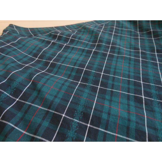 Yorkland - ヨークランド YORKLAND スカート 9AR 日本製 グリーン チェック商会の通販 by HUZW's shop