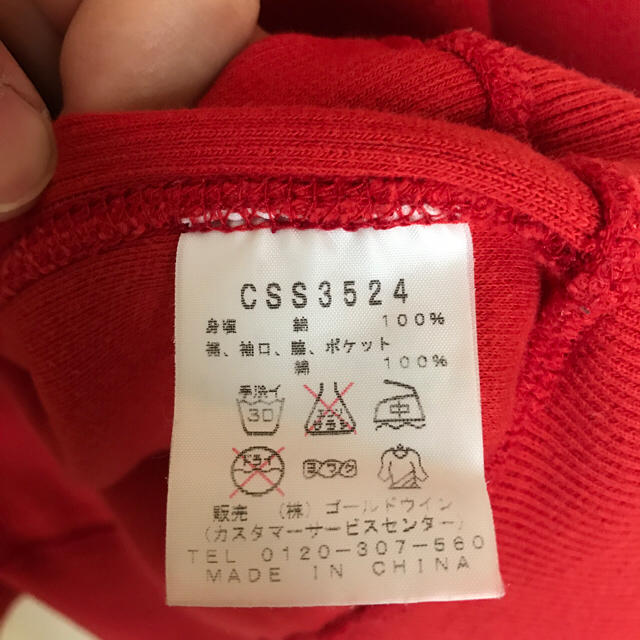 Champion - チャンピオン ゴールドウィン社製パーカー レッドの Champion - チャンピオン ゴールドウィン社製パーカー レッドの