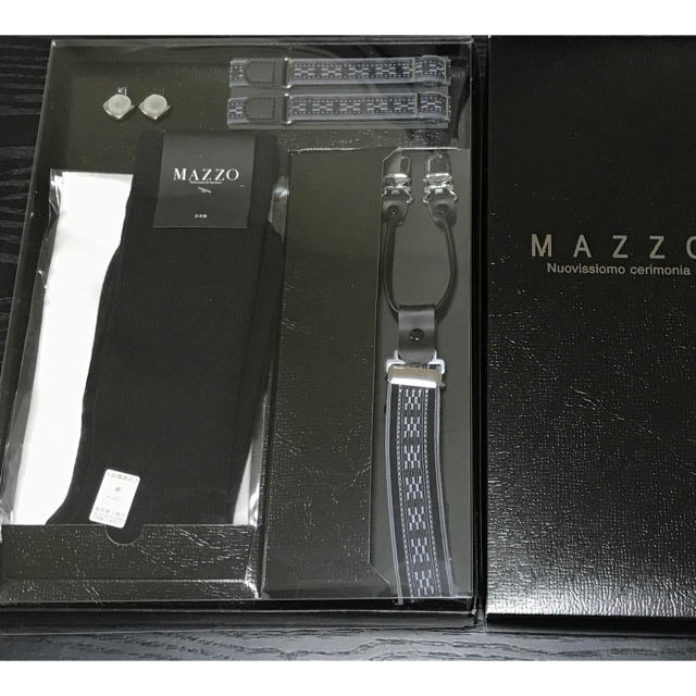 MAZZO 新郎セット 礼装 小物 メンズのファッション小物(サスペンダー)の商品写真