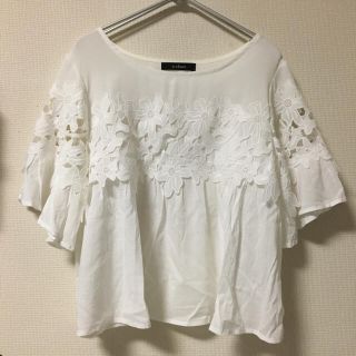 ダブルクローゼット(w closet)のw closet レース付フレア袖ブラウス(シャツ/ブラウス(長袖/七分))