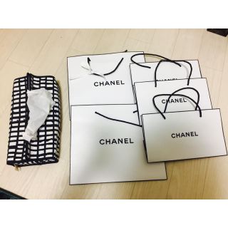 シャネル(CHANEL)の【きのまゆさん専用】CHANEL ショップバッグ ５点セット(ショップ袋)