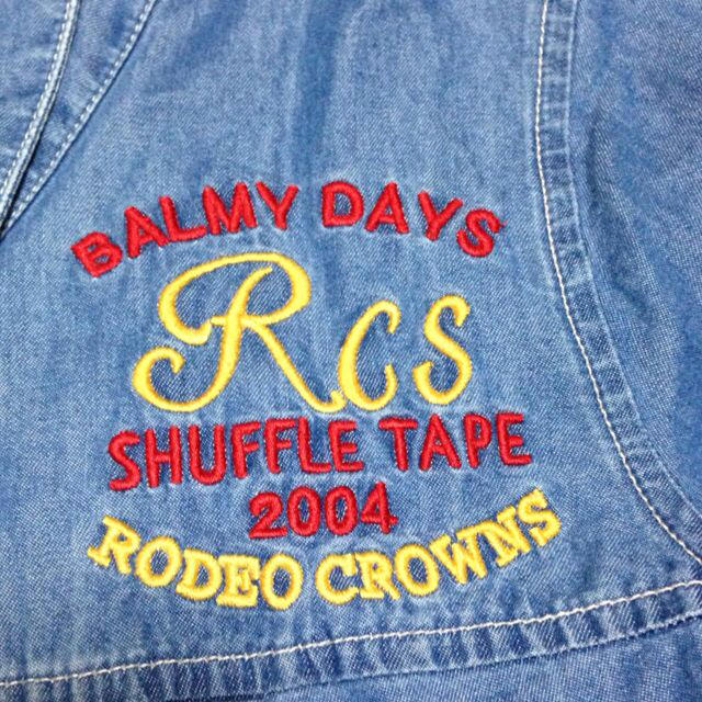 RODEO CROWNS(ロデオクラウンズ)のRodeo#デニムシャツ#ワンピ レディースのワンピース(ひざ丈ワンピース)の商品写真