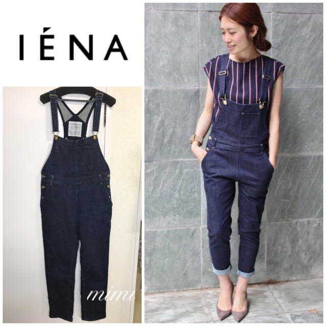 IENA(イエナ)の超美品❣️IENA デニムオールインワン サロペット 38 レディースのパンツ(サロペット/オーバーオール)の商品写真