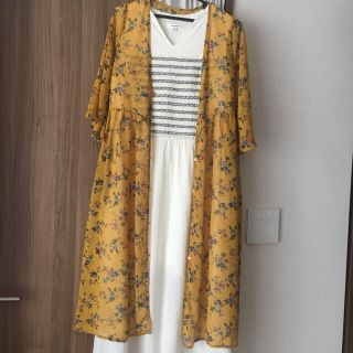 イング(INGNI)のINGNI花柄シフォンガウン(カーディガン)