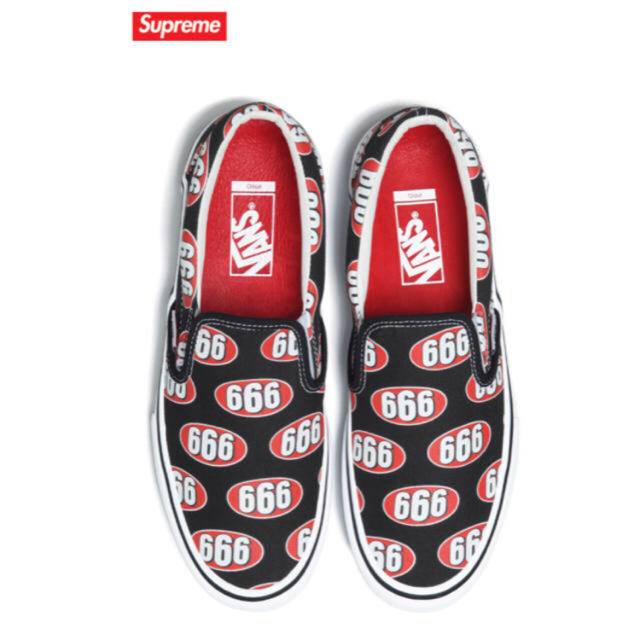 Supreme - 【格安送料込】27.5 supreme VANS 666 スリッポン 黒の通販 by バナナマン's