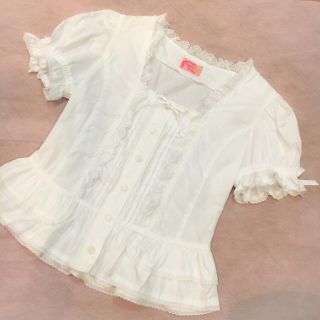 アンジェリックプリティー(Angelic Pretty)のangelic pretty  半袖ブラウス♪(シャツ/ブラウス(半袖/袖なし))