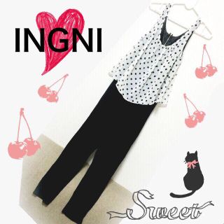 イング(INGNI)のシフォン♡オールインワン(オールインワン)