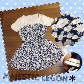 マジェスティックレゴン(MAJESTIC LEGON)のMAJESTIC LEGON♡ワンピース(ひざ丈ワンピース)