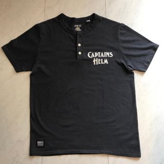 ロンハーマン(Ron Herman)の【定価以下】CAPTAINS HELM  ヘンリーネック Tシャツ  Lサイズ(Tシャツ/カットソー(半袖/袖なし))