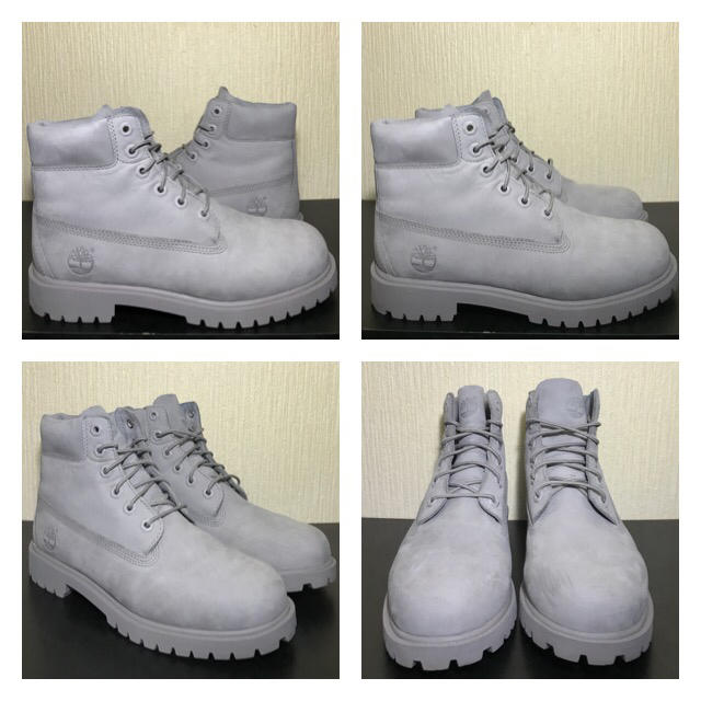 Timberland - 美品!24.5cm ティンバーランド オールグレーの Timberland - 美品!24.5cm ティンバーランド オールグレーの