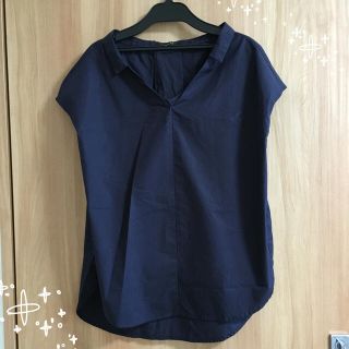 ジーナシス(JEANASIS)のaki's shop様専用【美品★送料込】ジーナシス抜襟半袖ビッグシャツブラウス(シャツ/ブラウス(半袖/袖なし))