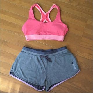 リーボック(Reebok)のreebok◆スポーツウェア上下セット(トレーニング用品)