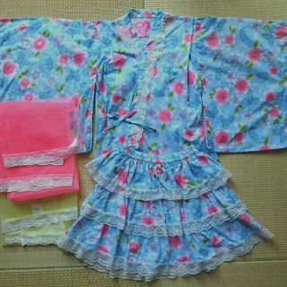 女の子  浴衣ドレス  130(甚平/浴衣)