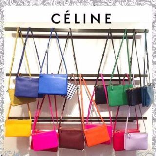 セリーヌ(celine)のひとつは持っていたい♪♪ Celine Trio ラージ 希少カラー多数♪(ショルダーバッグ)