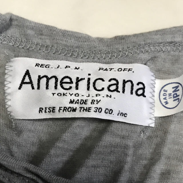 AMERICANA(アメリカーナ)のAmericana  アメリカーナTシャツ レディースのトップス(Tシャツ(半袖/袖なし))の商品写真