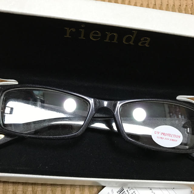 rienda(リエンダ)のrienda 伊達メガネ レディースのファッション小物(サングラス/メガネ)の商品写真