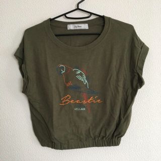 リリーブラウン(Lily Brown)のリリーブラウン オウムＴシャツ(Tシャツ(半袖/袖なし))