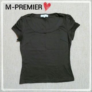 エムプルミエ(M-premier)のほぼ新品♡キレイめトップス♡Ｍプルミエ(Tシャツ(半袖/袖なし))