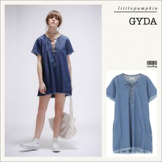 ジェイダ(GYDA)の[yuu23様専用]30日まで  GYDA フロントスピンドルワンピース(ミニワンピース)