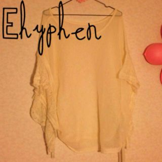 イーハイフンワールドギャラリー(E hyphen world gallery)のEhyphen レーストップス(ニット/セーター)