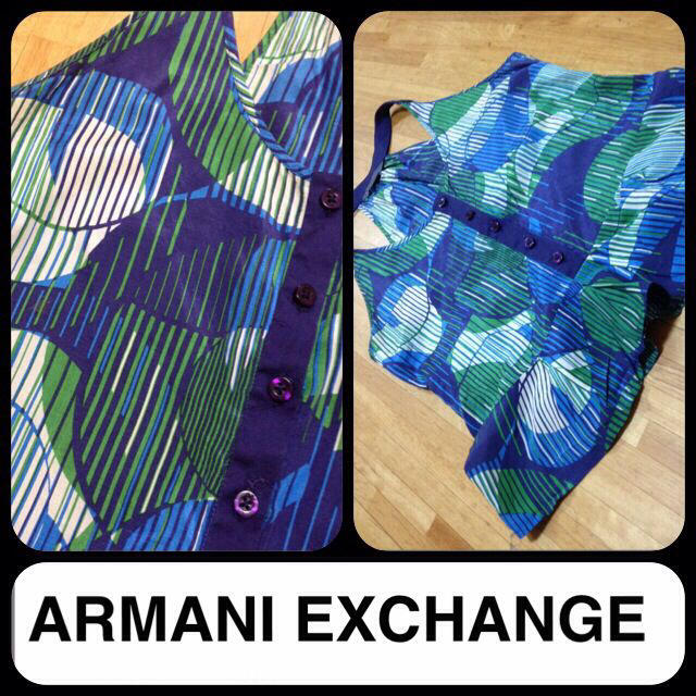 ARMANI EXCHANGE(アルマーニエクスチェンジ)のA/X裾フレアTOPSクラッシュレギパン レディースのレディース その他(セット/コーデ)の商品写真