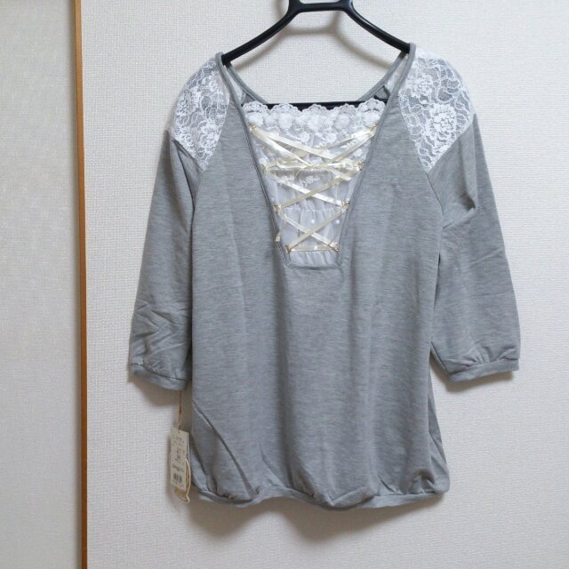 PROPORTION BODY DRESSING(プロポーションボディドレッシング)の新品♡レース カットソー レディースのトップス(カットソー(長袖/七分))の商品写真