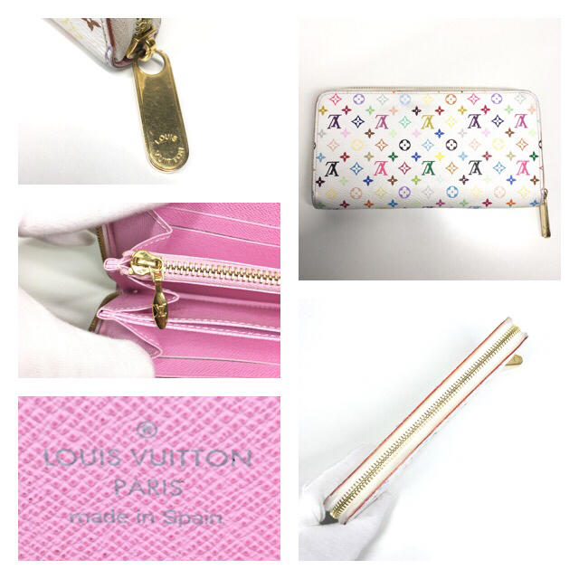 LOUIS VUITTON(ルイヴィトン)の美品 ルイヴィトン マルチカラー ジッピーウォレット 長財布 正規品 レディースのファッション小物(財布)の商品写真