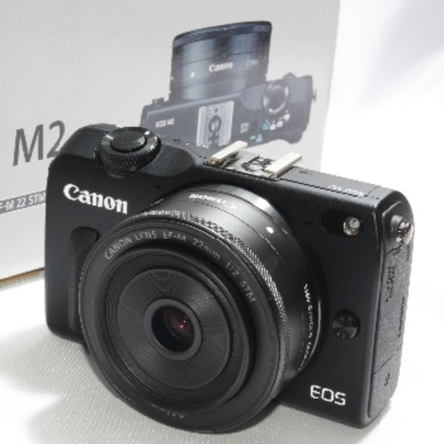 Canon EOS M2 パンケーキレンズ付き