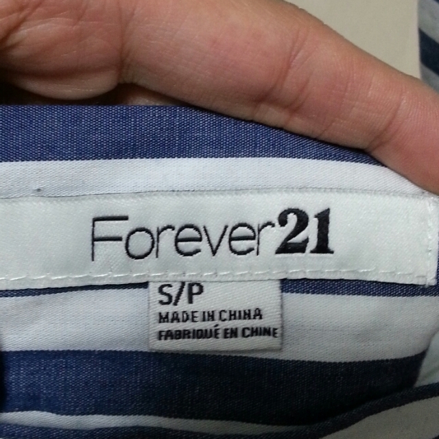 FOREVER 21(フォーエバートゥエンティーワン)のForever21 ストライプスカート レディースのスカート(ミニスカート)の商品写真