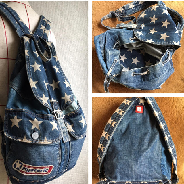 HYSTERIC GLAMOUR - 【HYSTERIC GLAMOUR】デニムリュック HYSTERIC GLAMOUR - 【HYSTERIC GLAMOUR】デニムリュック