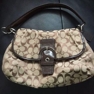 コーチ(COACH)のCOACH ハンドバッグ 中古美品 送料込み(ハンドバッグ)