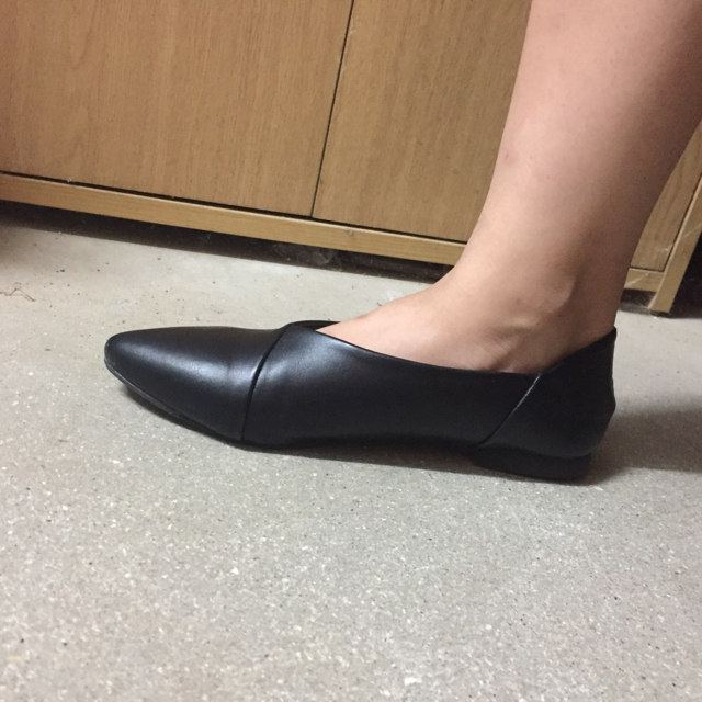 ローヒール 黒 レディースの靴/シューズ(サンダル)の商品写真
