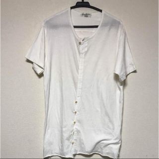 ヨウジヤマモト(Yohji Yamamoto)の美品 Yohji Yamamoto 16ss カットソー オフホワイト(Tシャツ/カットソー(半袖/袖なし))