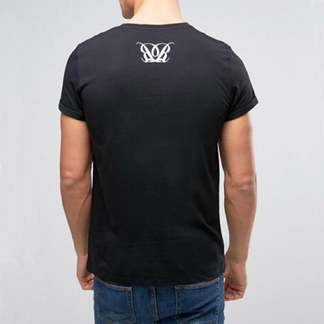 Ron Herman(ロンハーマン)のライズリヴァレンス スワロー ツバメ タトゥー ロゴ Tシャツ ブラック メンズのトップス(Tシャツ/カットソー(半袖/袖なし))の商品写真