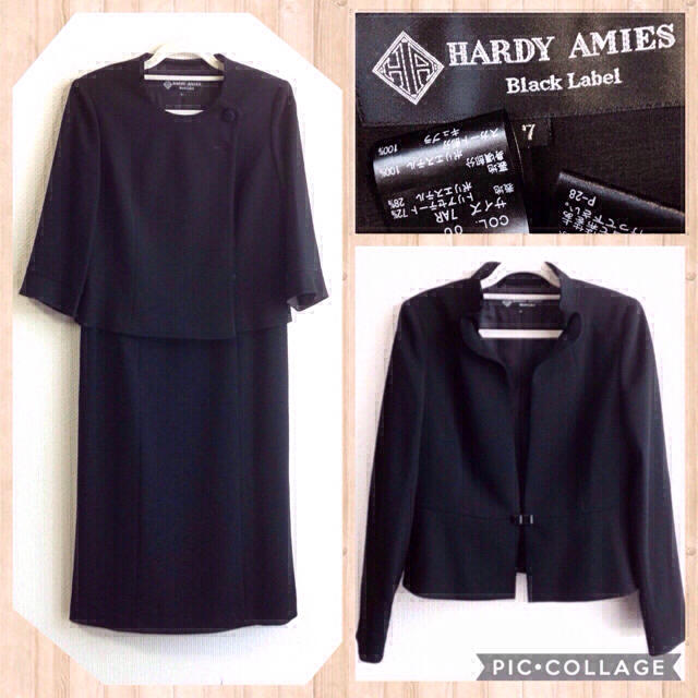 HARDY AMIES - 英国王室御用達ブラックフォーマルスーツの通販 by ...