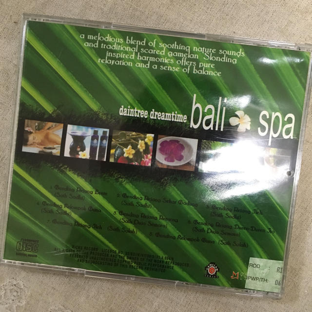 ヒーリングCD  bali  spa エンタメ/ホビーのCD(ヒーリング/ニューエイジ)の商品写真