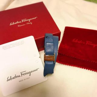 サルヴァトーレフェラガモ(Salvatore Ferragamo)のSalvatore ferragamo ブレスレット ブルー(ブレスレット/バングル)