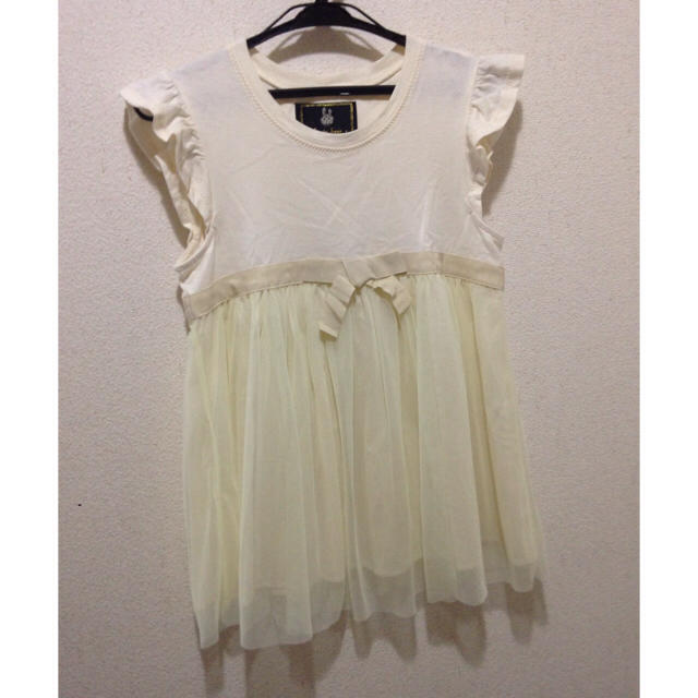 franche lippee(フランシュリッペ)のフランシュリッペ franche lippee フリル チュール トップス レディースのトップス(Tシャツ(半袖/袖なし))の商品写真