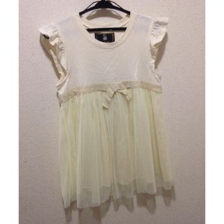 フランシュリッペ(franche lippee)のフランシュリッペ franche lippee フリル チュール トップス(Tシャツ(半袖/袖なし))