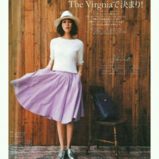 ザヴァージニア(The Virgnia)のriko*様専用　The  Virginia ラベンダー　スカート (ひざ丈スカート)