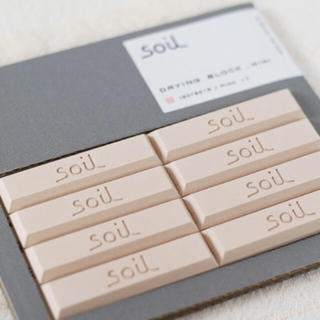 ソイル(SOIL)のsoil ドライイングブロックミニ ホワイト 2本(収納/キッチン雑貨)