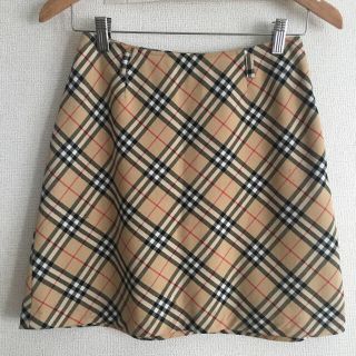 バーバリー(BURBERRY)のBurberrys BLUE LABEL 台形ミニスカート（難あり）(ミニスカート)